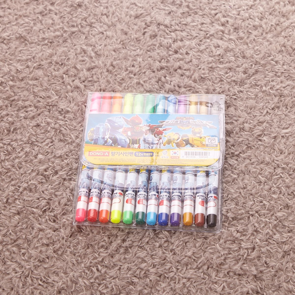 동아 향기 사인펜 최강 전사 미니 특공대 12색