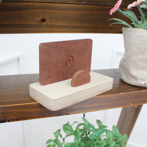 자작나무 기본 원목 명함꽂이