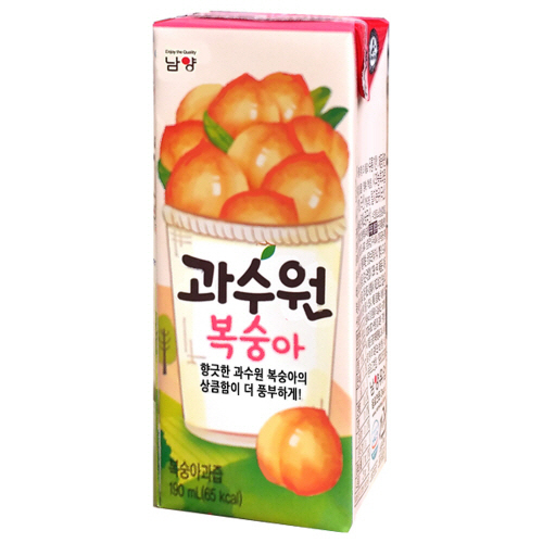 과수원 복숭아 190ml(24팩)