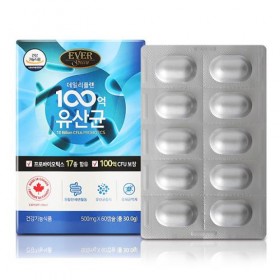 [에버그린] 데일리플랜 100억 유산균 500mg x 60캡슐